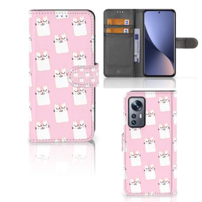 Xiaomi 12 | 12X | Telefoonhoesje | Met pasjeshouder | Sleeping Cats Xiaomi 12 | 12X | Telefoonhoesje | Met pasjeshouder | Sleeping Cats