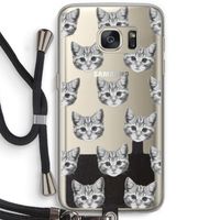 Kitten: Samsung Galaxy S7 Transparant Hoesje met koord