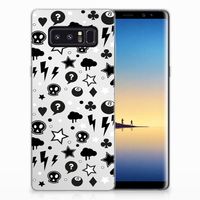 Silicone Back Case Samsung Galaxy Note 8 Silver Punk