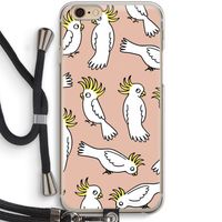 Papegaai: iPhone 6 / 6S Transparant Hoesje met koord
