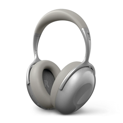 KEF Mu7 Draadloze hoofdtelefoons met Smart Active Noise Cancellation - zilver