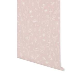 Little Dutch - Vliesbehang - Wild Flowers Pink - Roze - 10mx53cm