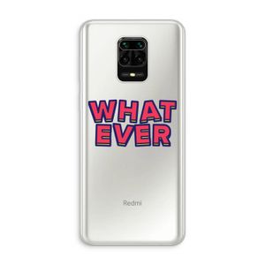 Whatever: Xiaomi Redmi Note 10 Lite Transparant Hoesje
