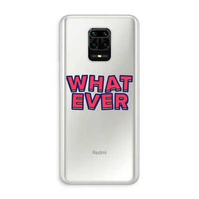 Whatever: Xiaomi Redmi Note 10 Lite Transparant Hoesje