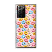 Pink donuts: Samsung Galaxy Note 20 Ultra / Note 20 Ultra 5G Transparant Hoesje