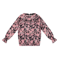 Vinrose Meisjes blouse - Zwart