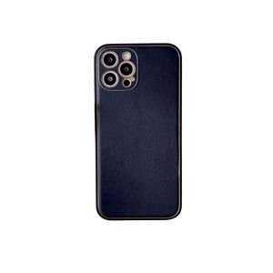 iPhone 11 Pro Max hoesje - Backcover - Luxe - Kunstleer - Zwart