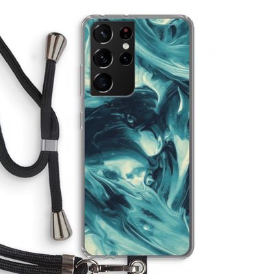 Dreaming About Whales: Samsung Galaxy S21 Ultra Transparant Hoesje met koord