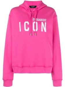 DSQUARED2 hoodie à logo imprimé - Rose