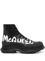 Alexander McQueen baskets montantes Tread Slick - Noir