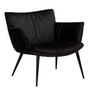 Join loungestoel Danform zwart velours