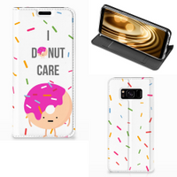 Samsung Galaxy S8 Flip Style Cover Donut Roze - thumbnail