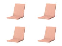 Stapelstoel kussen universeel ca. 97x49 cm Napels salmone water repellent coating (4 stuks) Madison - Madison