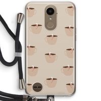 Morning coffee: LG K10 (2017) Transparant Hoesje met koord