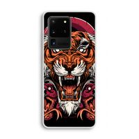 Tiger and Rattlesnakes: Samsung Galaxy S20 Ultra Transparant Hoesje