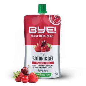 Bye! Pro Isotonic Gel 70 gram rood fruit (doos a 12 stuks)