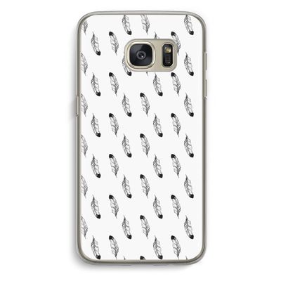 Pluimen: Samsung Galaxy S7 Transparant Hoesje