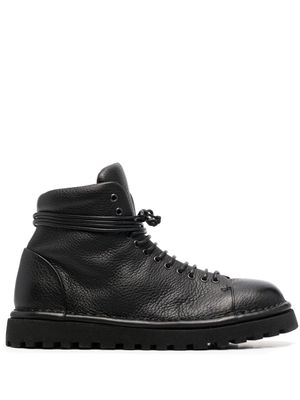 Marsèll bottines en cuir à lacets - Noir