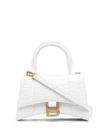 Balenciaga sac à main Hourglass XS - Blanc - thumbnail