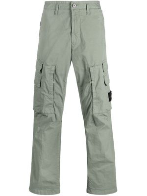 Stone Island pantalon droit à poches cargo - Vert