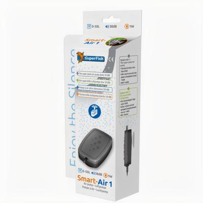 Superfish Smartair 1 - Stille Aquarium Luchtpomp tot 50L, Energie-efficiënt met Eenvoudige Installatie