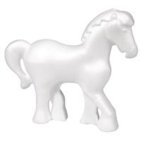 Hobby Piepschuim vormen en figuren - paardjes - wit - 15 cm - Zelf beschilderen/knutselen Hobby Piepschuim vormen en figuren - paardjes - wit - 15 cm - Zelf beschilderen/knutselen