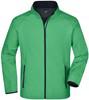 James & Nicholson JN1130 Men´s Promo Softshell Jacket - /Green/Navy - XL