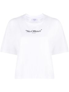 Off-White t-shirt No Offence - Blanc