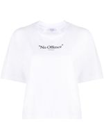 Off-White t-shirt No Offence - Blanc