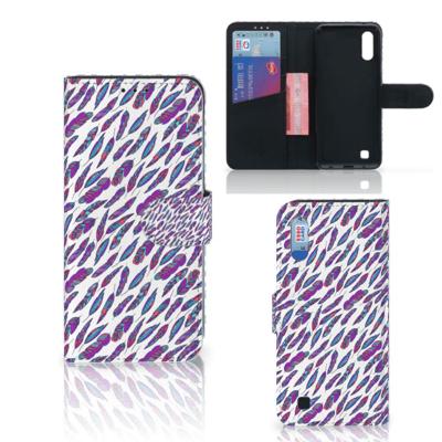 Samsung Galaxy M10 | Telefoon Hoesje | Feathers Color | Portemonnee hoesje Samsung Galaxy M10 | Telefoon Hoesje | Feathers Color | Portemonnee hoesje
