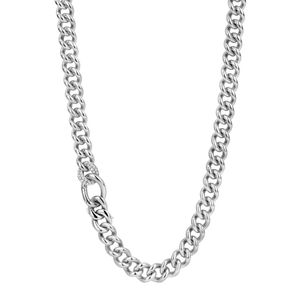 TI SENTO-Milano 3946ZI Ketting Gourmet zilver met zirconia 45 cm