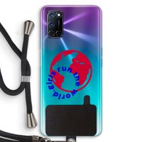 Run The World: Oppo A52 Transparant Hoesje met koord