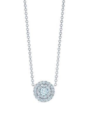 KWIAT pendentif Sunburst en or blanc 18ct orné de diamants - Argent