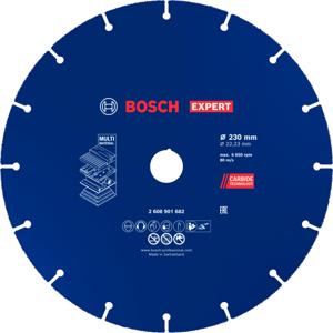 Bosch Accessoires EXPERT X-LOCK Doorslijpschijf Carbide Multi Wheel 230mm - 2608901682