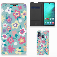 Samsung Galaxy A40 Smart Cover Flower Power