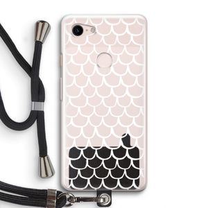 Dakpannetjes: Pixel 3 Transparant Hoesje met koord