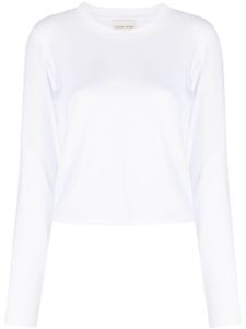 Loulou Studio t-shirt en coton Masal à manches longues - Blanc