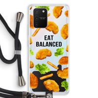 Eat Balanced: Samsung Galaxy S10 Lite Transparant Hoesje met koord