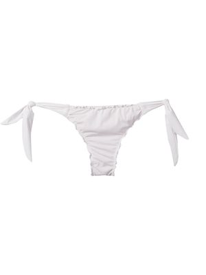 Amir Slama bas de bikini à fronces - Blanc