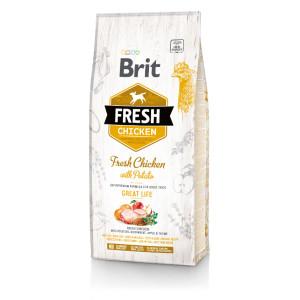 Brit Great Life Adult verse kip met aardappelen hondenvoer 12 kg
