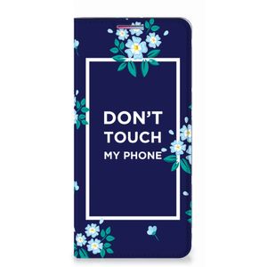 Motorola Moto G60s Design Case Flowers Blue DTMP