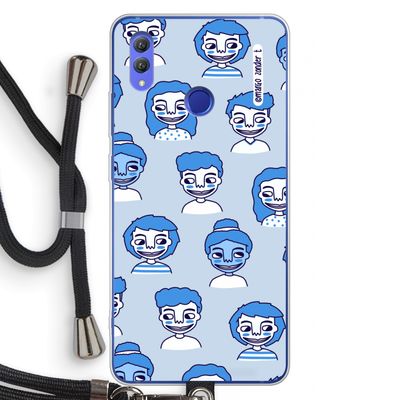 Gezichtjes: Honor Note 10 Transparant Hoesje met koord