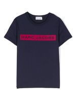 Marc Jacobs Kids t-shirt en coton à logo imprimé - Bleu - thumbnail