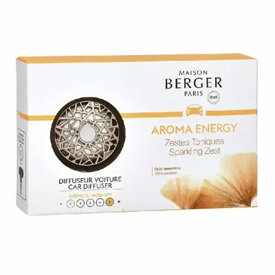 Autoparfum Startersset + 1 navulling Energy - Zestes toniques / Sparkling zest