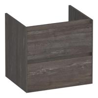 Brauer Inspire - Onderkast 60 cm - met 2 Softclose Lades Greeploos en 1 Sifon Uitsparing - Driftwood