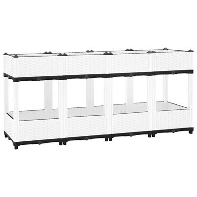 VidaXL Plantenbak verhoogd 160x40x71 cm polypropeen