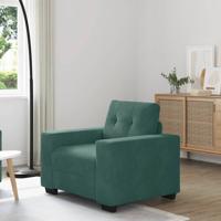 Sofastoel Donkergroen 60 cm Fluweel