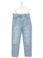 Stella McCartney Kids jean Mickey Mouse à coupe droite - Bleu - thumbnail