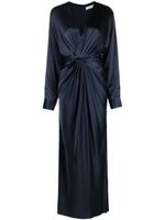 Christopher Esber robe en soie Triquetra Twis - Bleu