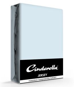 Cinderella Jersey Hoeslaken Sky Blue-70 x 200 cm